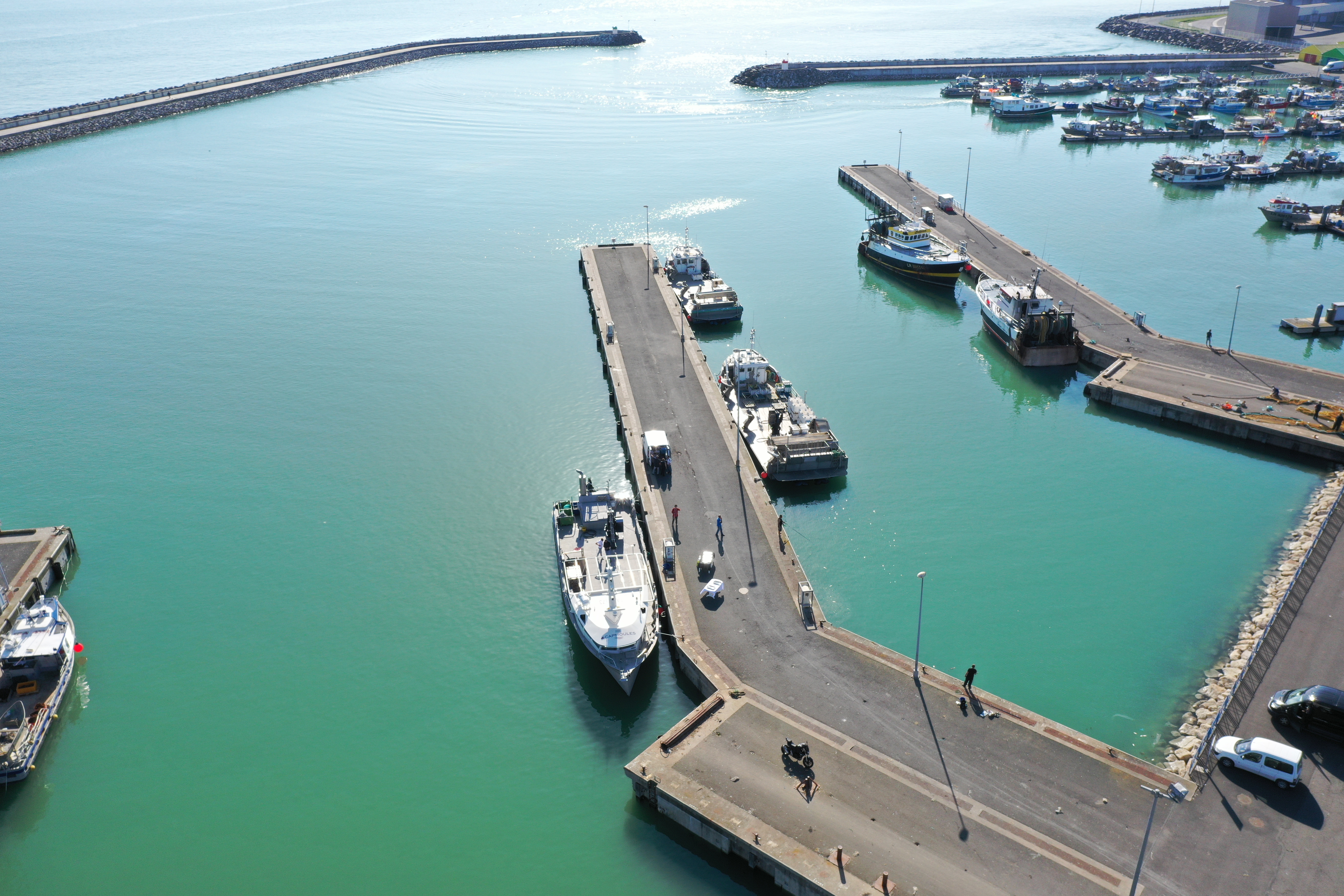 Vue drone — Bouchots en Pertuis Charentais